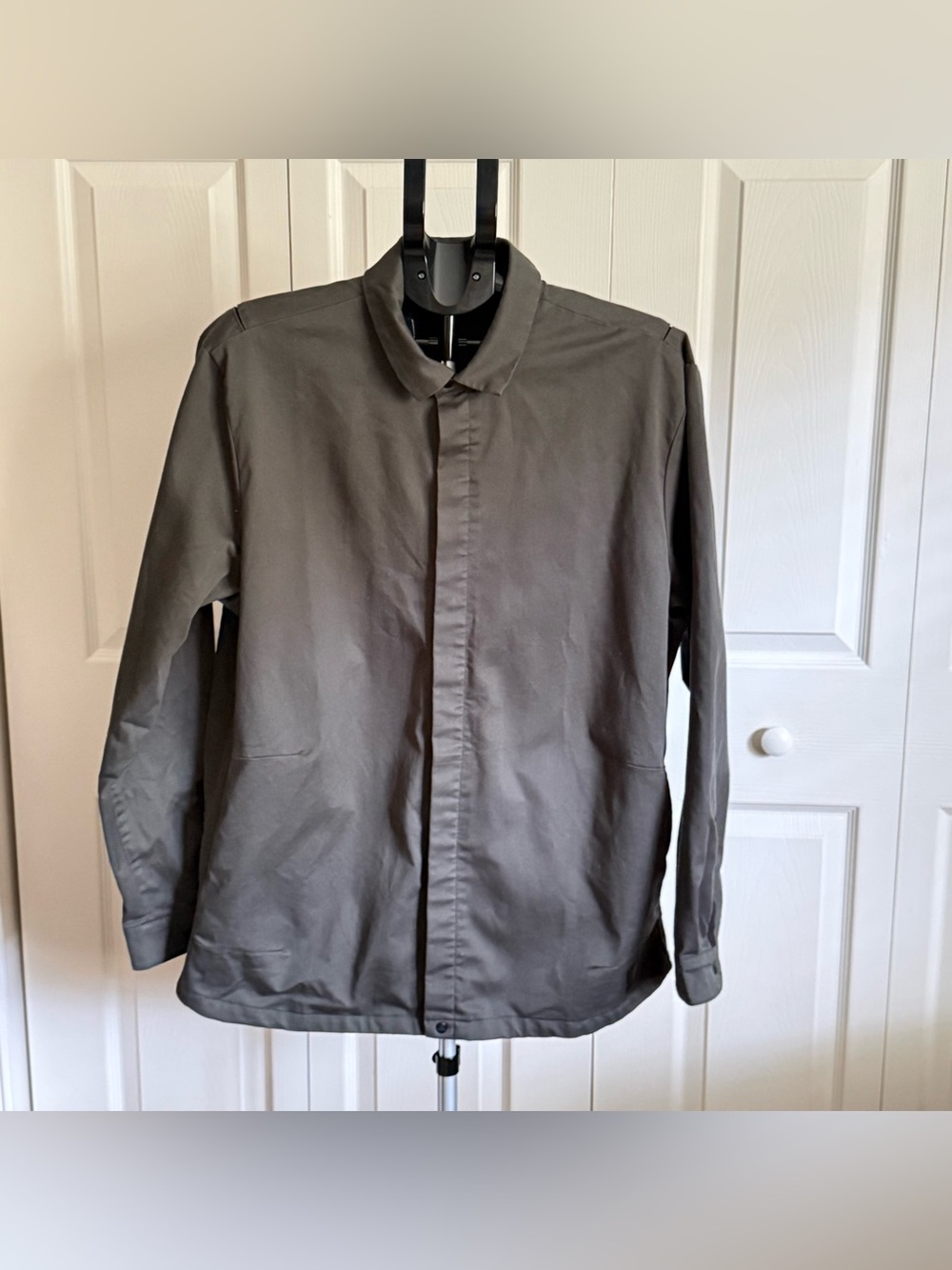 Adidas ADICROSS Chino Snap Button-Front Shirt Jacket Golf Shacket XL